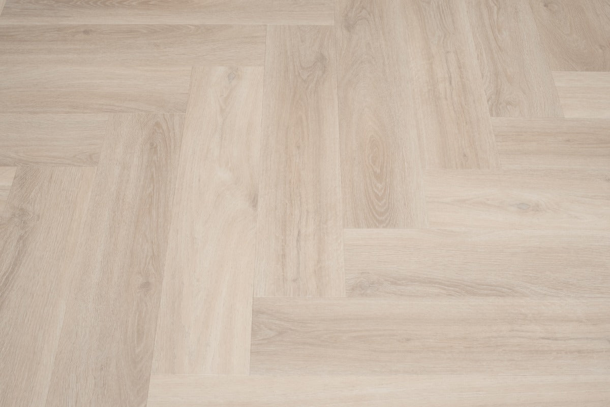 Floer Plak PVC Visgraat - Puur Eiken