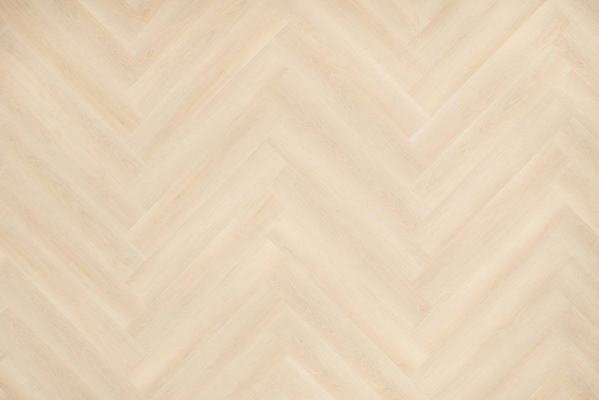 Proefstaal Floer Walvisgraat Click PVC – Balein Beige