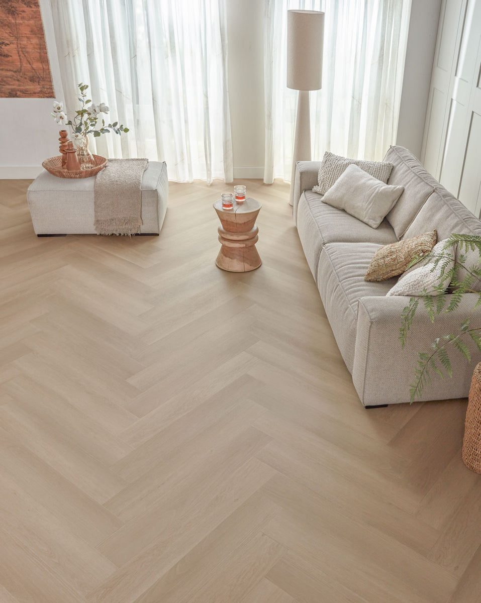 Floer Klik PVC Walvisgraat - Zwaardvis Zand