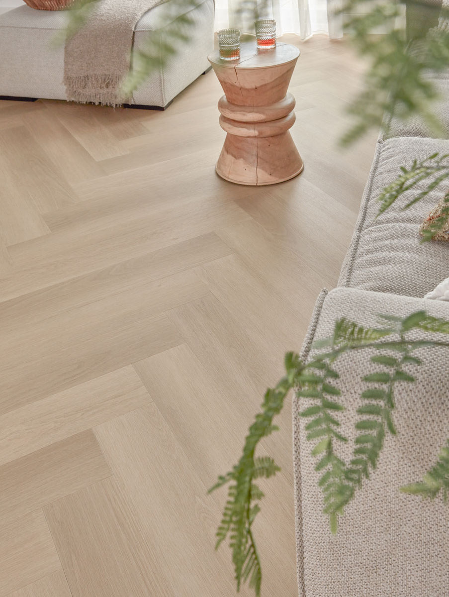 Floer Klik PVC Walvisgraat - Zwaardvis Zand