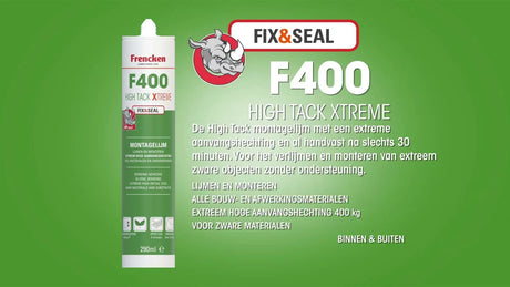 Frencken Montagelijm Lijmkit High Tack Xtreme 290ml F400 Fix & Seal