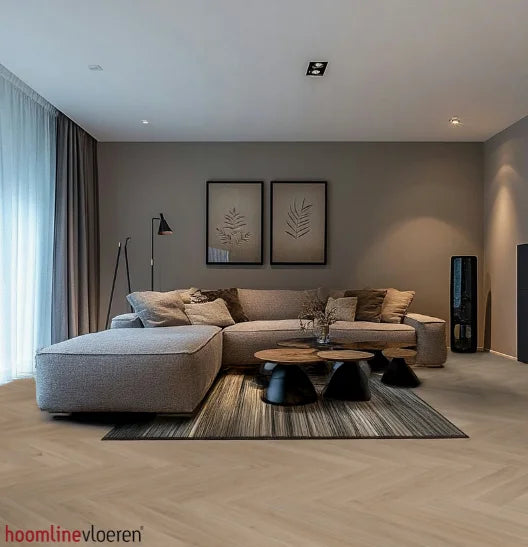 Hoomline Klik PVC Fusion Superior V4 Gotham Oak Visgraat - Oiled 1075137