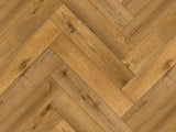 Calitex Klik PVC Grande Visgraat - Gold Oak