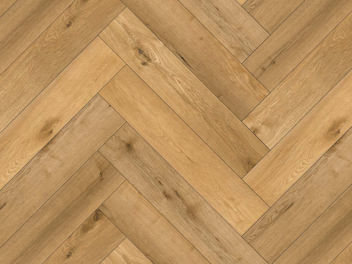 Calitex Klik PVC Grande Visgraat - Naturel Oak