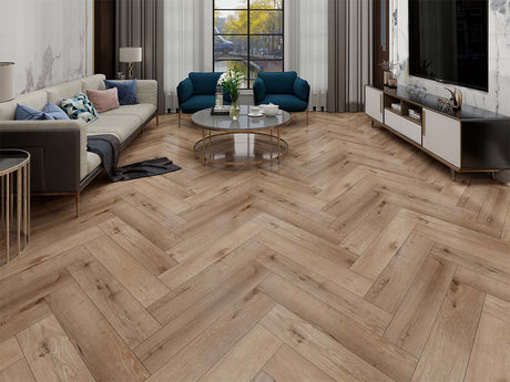 Calitex Melange Oak Visgraat Klik PVC