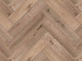 Proefstaal Calitex Melange Oak Visgraat Klik PVC