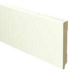 Moderne plint MDF 120x15 wit voorgelakt RAL 9010