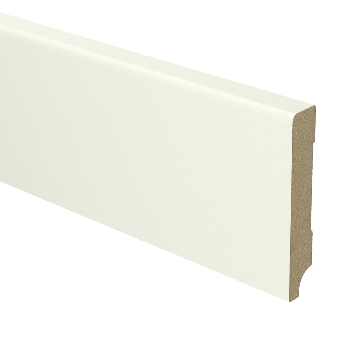 Moderne Plint MDF  90x15 RAL 9010 Zuiver Wit