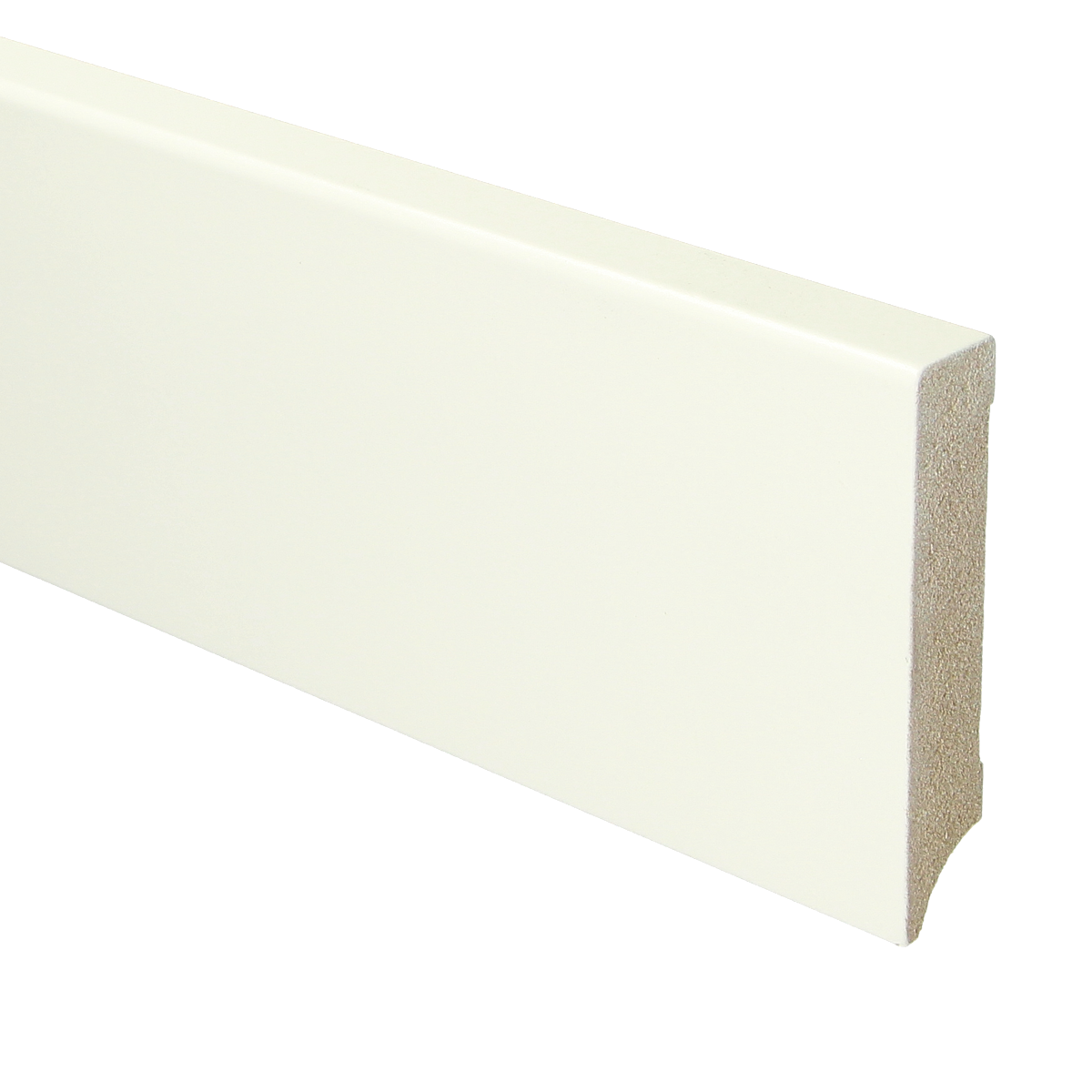 Moderne Plint MDF 90x18 RAL 9010 Zuiver Wit