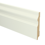 MDF Renaissance plint 120x15 wit voorgel. RAL 9010