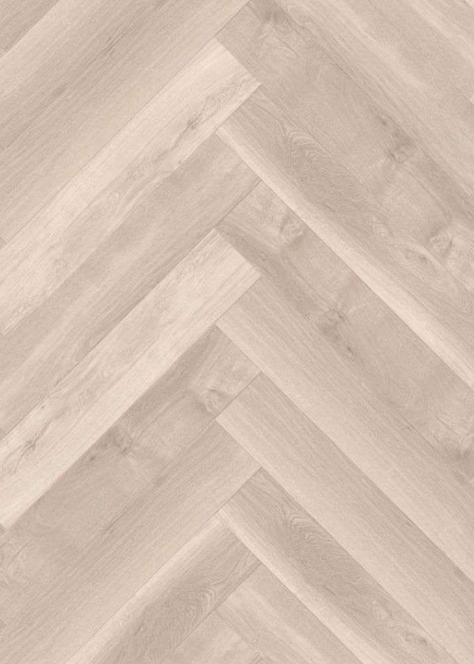 mFLOR Plak PVC Parva Broad Leaf Visgraat - Light Sycamore 40810