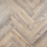 Otium Klik PVC Herringbone SPC Rigid Visgraat - Mis