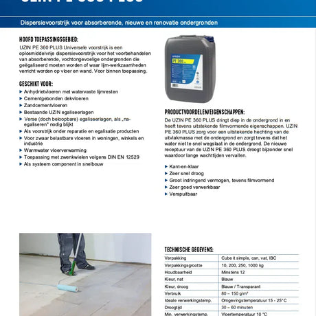 UZIN-PE 360 Plus uniprimer 10 KG