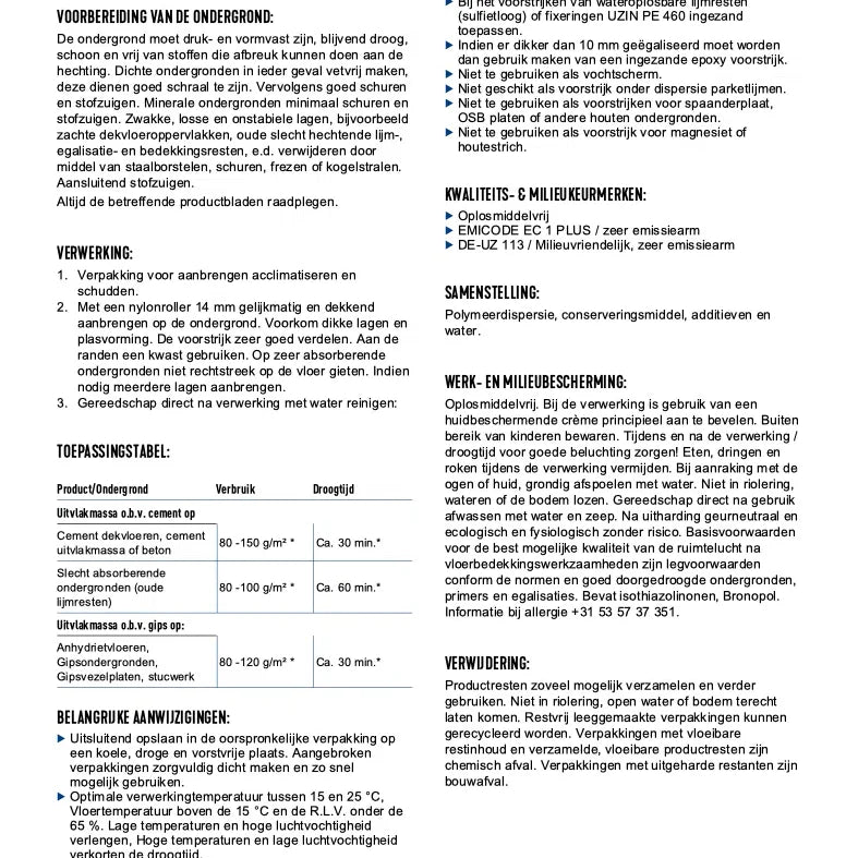 UZIN-PE 360 Plus uniprimer 10 KG