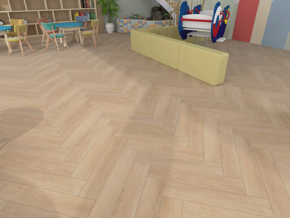 Calitex Klik PVC Wood Visgraat - Desert Oak