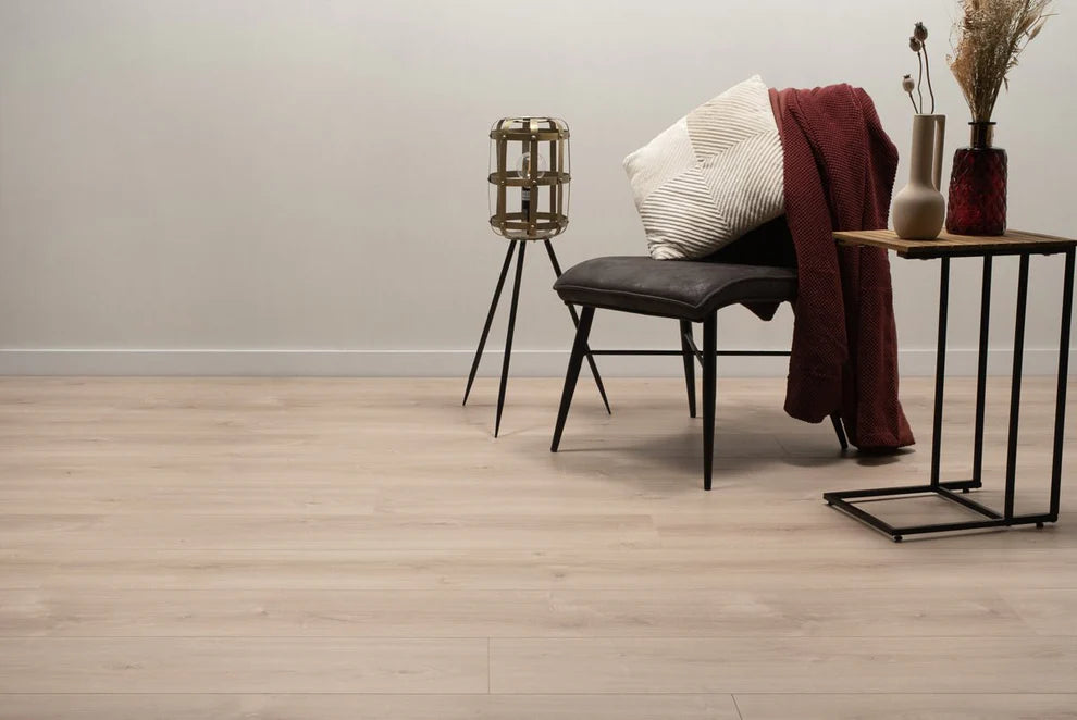 Floer Laminaat Authentiek Rechte plank - Wit Geolied