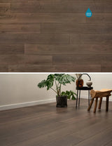 Floer Laminaat Authentiek Rechte plank - Zwart Geolied