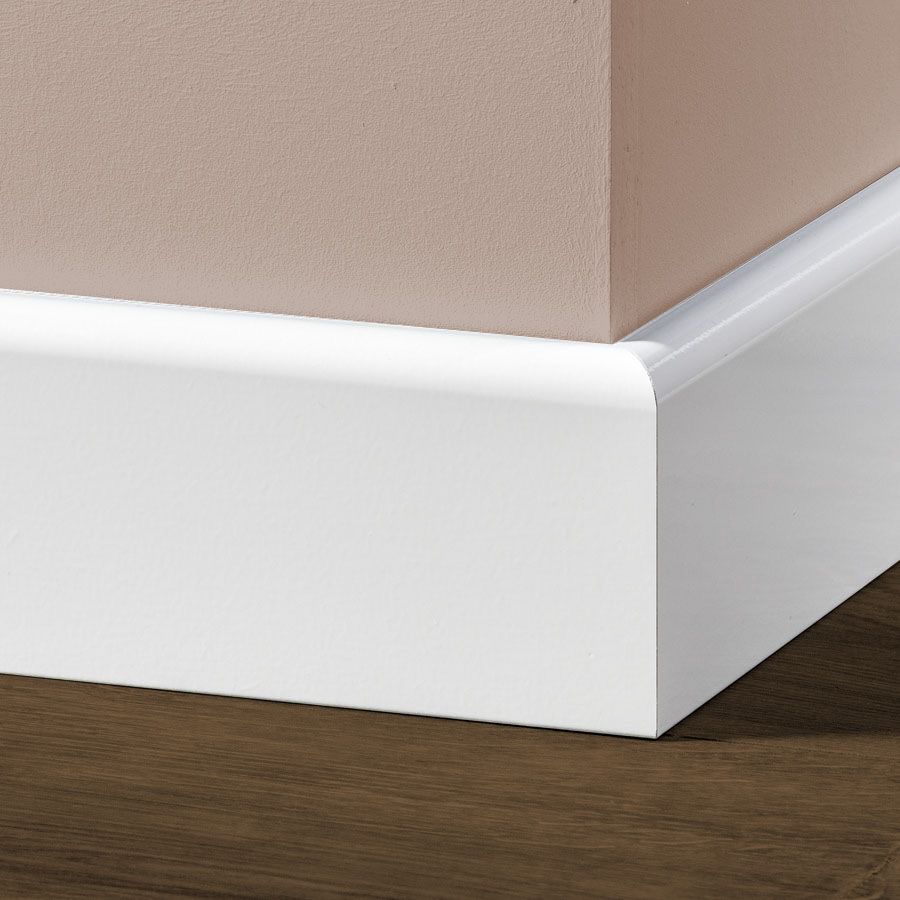 MDF Koloniale plint 90x15 wit voorgelakt RAL 9010