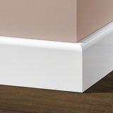 MDF Koloniale plint 90x15 wit voorgelakt RAL 9010