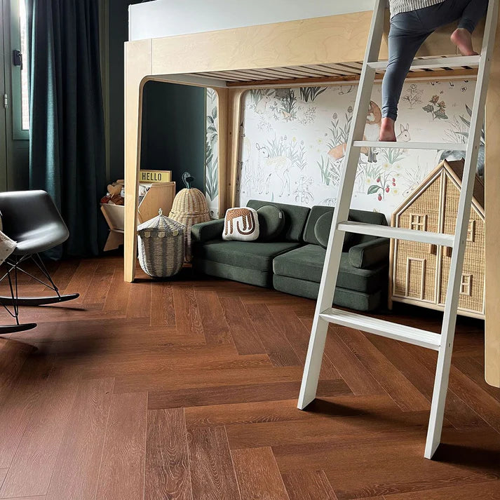 Otium Plak PVC Herringbone Dryback Visgraat - Dawn