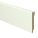 Moderne plint 100x15 wit voorgelakt RAL 9010